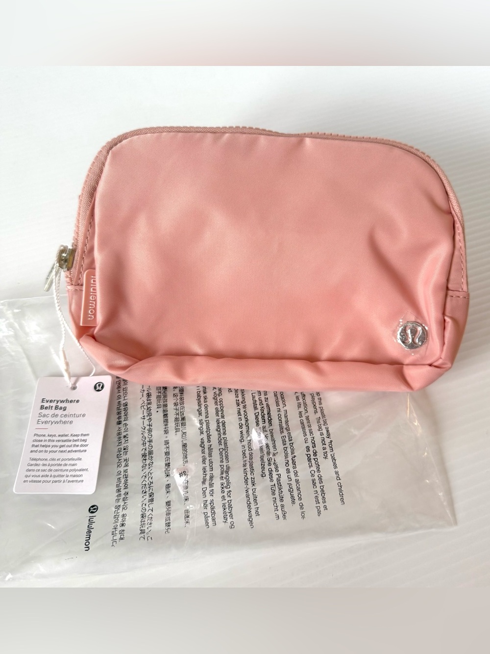 Lululemon Everywhere Belt Bag 1L Pink Taupe NWT Crossbody